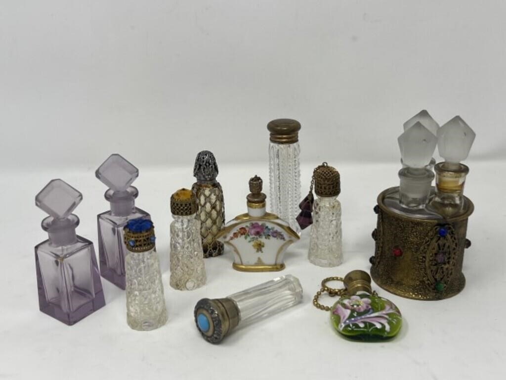 Lot of Purse Perfume Bottles - Some with