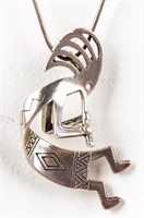 Jewelry Sterling Silver Kokopelli Necklace