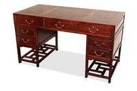 Good Chinese Double Pedestal Desk,