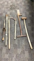 Garden Tools Sledgehammer, Brush Cutter, Pick Ax