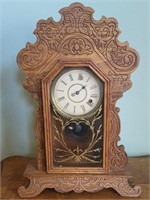 Vintage Waterbury Gingerbread Clock, as is