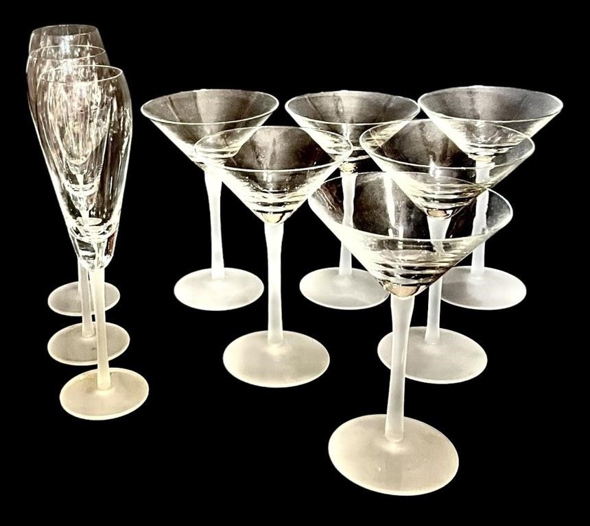 Champagne & Martini Glasses