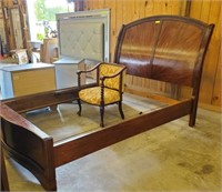 QUEEN BED: HB/FB/RAILS