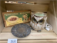 OWL SCENTED WAX WARMER - ADVERTISING BOX END