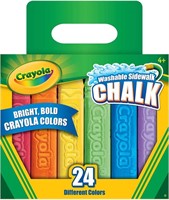 Slightly Used Crayola 24 Count Sidewalk Chalk