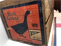 Blue Goose wood box