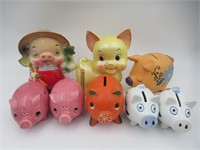 Vintage Piggy Bank & More Lot of (8)