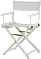 "As Is" Casual Home 18-Inch Director Chair White