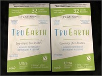 New Tru Earth Eco Strips Laundry Detergent x2