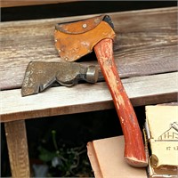 Boy Scout Axe By PLUMB With Leather Sheath