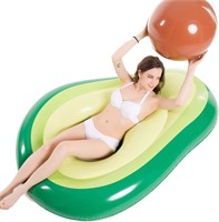 Jasonwell Avocado Pool Float with Ball (XL)