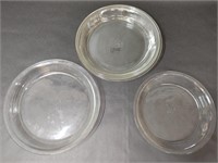 Pyrex Fire King Clear Glass Baking Dishes