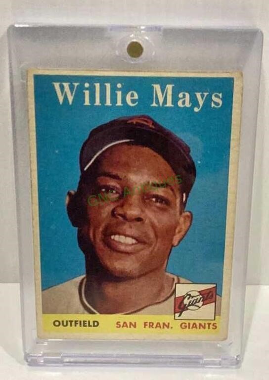 Sports cards - 1958 Topps Willie Mays, San
