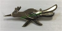 Sterling silver bird pin/brooch with 3 g total