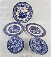 Vintage Willow Ware Plates & More