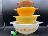 Vintage Pyrex Town & Country Cinderella Bowls