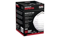 SAS Safety 2985 Non-toxic Dust Mask Box of 50