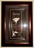 Shake it Up with this Framed Martini Artwork!