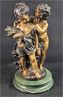Secret By Auguste Moreau Bronze Sculpture X9