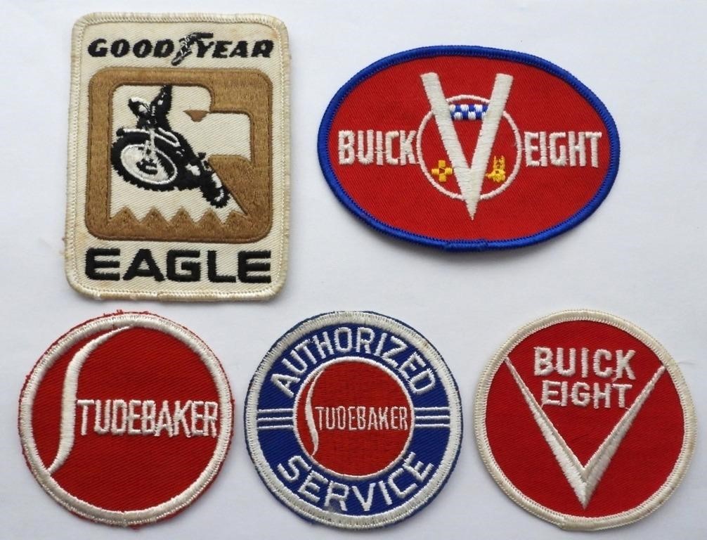STUDEBAKER, BUICK, GOOD YEAR PATCH LOT