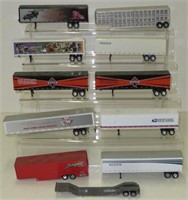 11x- Assorted 1/64 Semi Trailer ONLY, 1/64