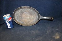 CAST IRON FAJITA SKILLET NO MARKINGS