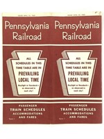1960 Pennsylvania Railroad Passenger Schedules