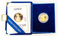 Coin 1988-P $10 Gold Quarter Oz Proof St. Gaudens