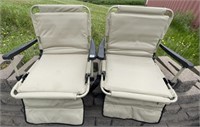 PAIR OF CAMPACT CAMPING CHAIRS