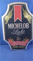 Michelob Light Metal Sign