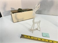 Fragile Glass Reindeer Ornament