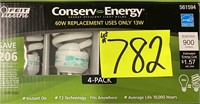 Feit electric 60W replacement conserv energy 4pk