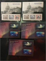 New stamp sheets,2 of Washington Stamp Expo no