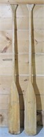 2 Wood Paddles - 59.5"l