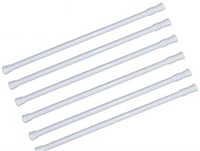 6 Pack Spring Tension Curtain Rod Adjustable