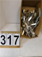 Box Of Misc. Flat Ware