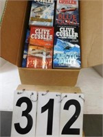 Box Of Clive Cussler Books Includes Blue Gold