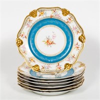 Seven Rosenthal Bavaria Cake Porcelain Plates