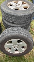 (5) Jeep tires