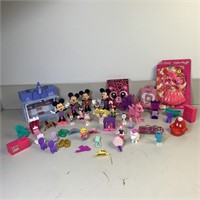 Toy Lot 4- Figures Ponys Mickey Mouse