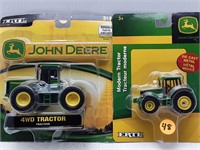 2-2008 JOHN DEERE DIECAST METAL TRACTORS