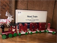 Noel train and other Christmas decor