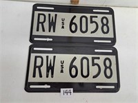 USA License Plate Set