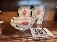 Vintage Vases & Bowl(DR)
