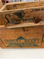 Lion Brand Box & Roast Beef Box