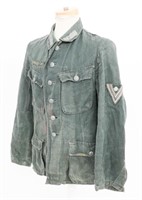 WWII GERMAN ARMY NCO M43 HBT FIELD TUNIC