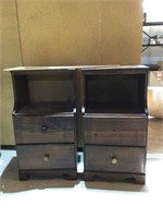 Two small side tables