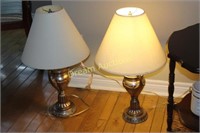 Pair of Table Lamps 27H