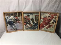 Howe & Richard Signed Hockey Photos NO SHIPPING