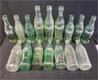 Small Collection of Soda Bottles - Coke - Pepsi